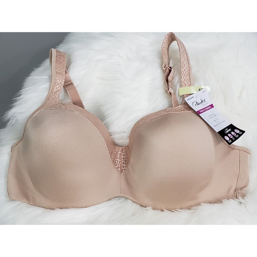 NEW Playtex Secrets Amazing Shape‎ Balconette Underwire Bra 4823 Beige 42b